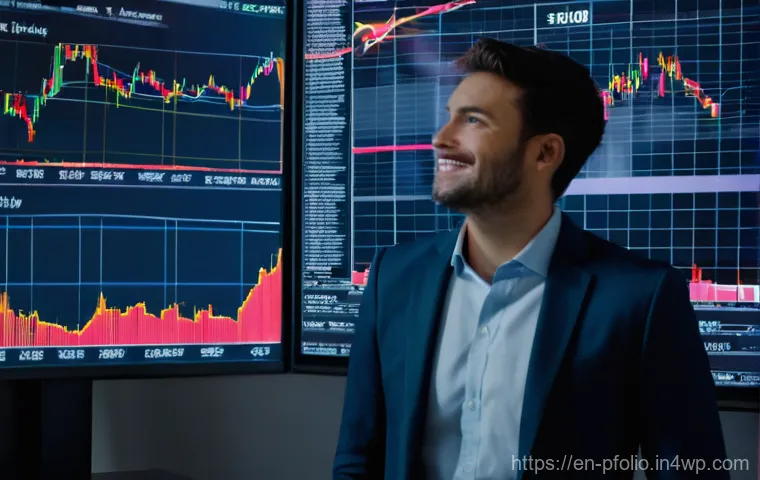 포트폴리오 관리의 심리적 요소 이해하기 - **Prompt: The FOMO Trap - A Glimpse into Investor Temptation**
    A high-definition, cinematic styl...