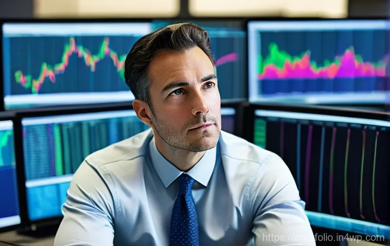 투자 포트폴리오의 성공적인 피드백 루프 구축 - **Prompt:** A focused, professionally dressed investor, in their late 30s, is seated at a sophistica... 투자 포트폴리오의 성공적인 피드백 루프 구축 - **Prompt:** A focused, professionally dressed investor, in their late 30s, is seated at a sophistica...